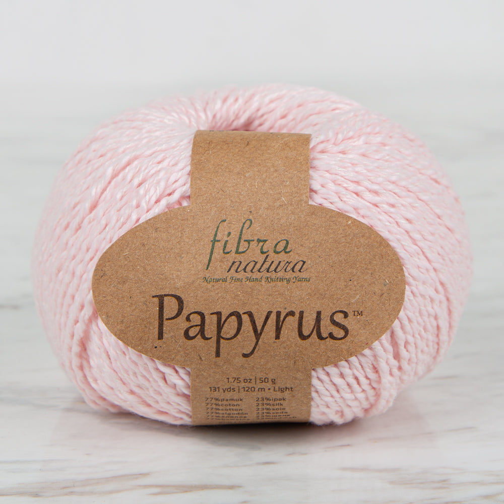 Fibra Natura Papyrus Toz Pembe El Örgü İpi - 229-05